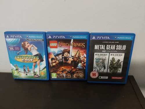 Sony Vita Console Plus 6x Vita Games